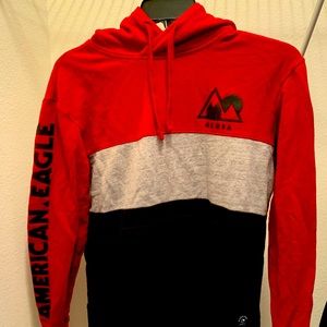 AE Multicolored Fleece Hoodie